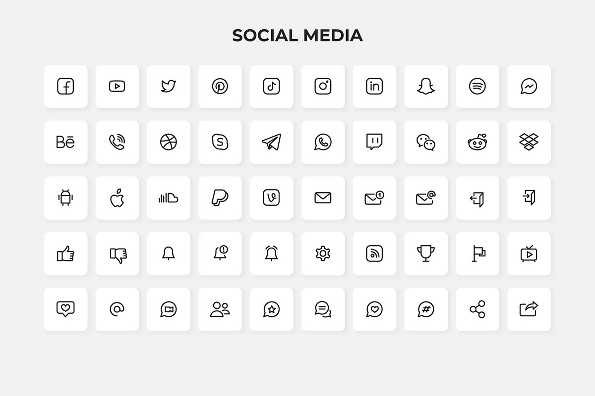 1500 Outline Icons Canva Bundle, an Outline Icon by Abert (Photo 7 of 15)