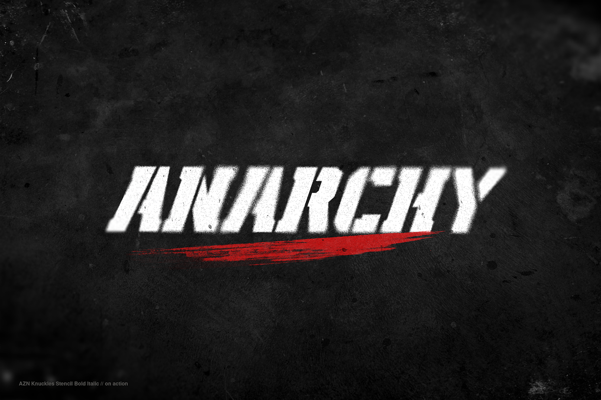 AZN Knuckles Varsity, a Slab Serif Font by AthayaDZN (Photo 12 of 13)
