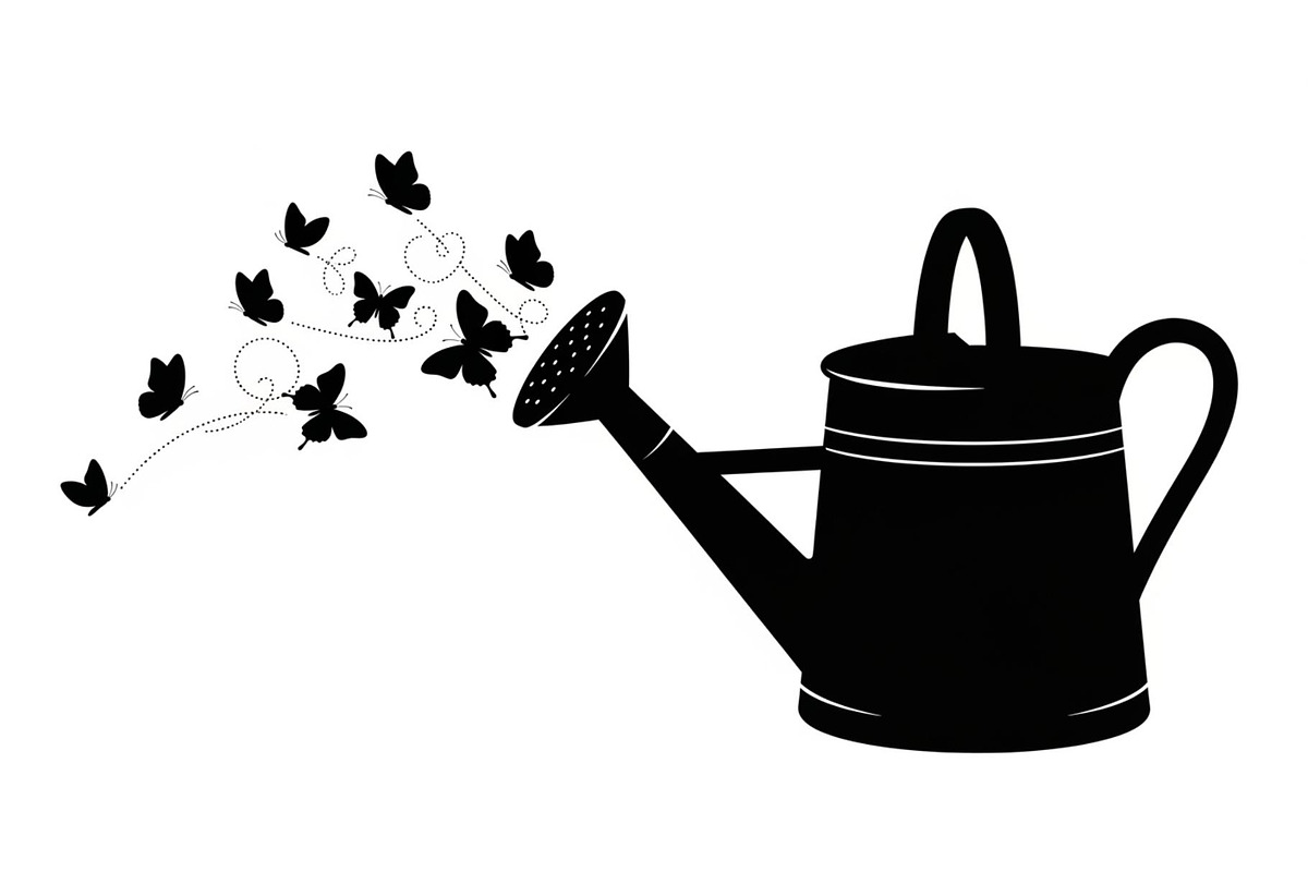 Garden Watering Can Bundle, an Illustration by Creativeshirt (Photo 4 of 31)