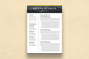 Resume Template, a Resume Template by DesignDevisers (Thumbnail 4 of 10)