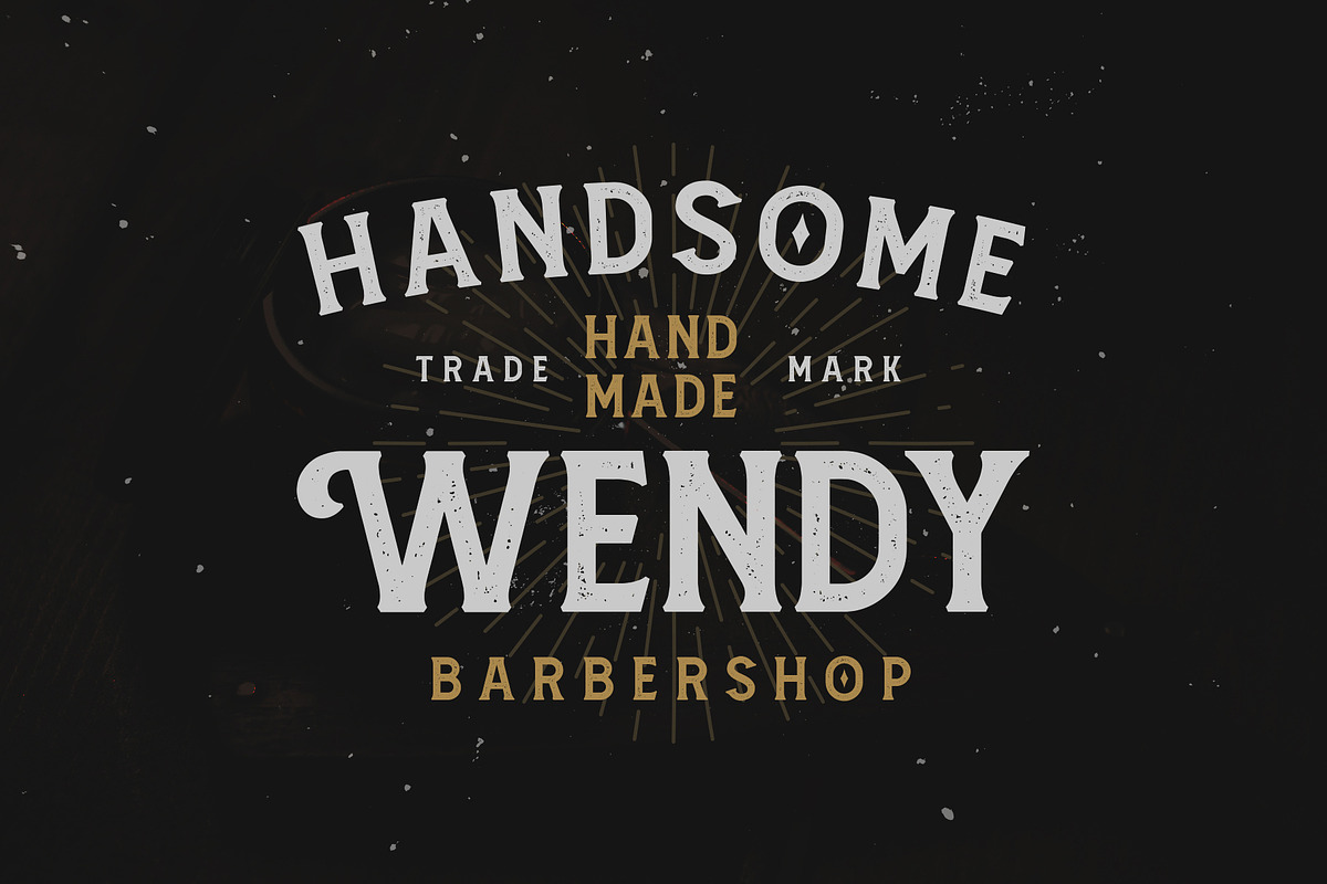 Amnestia Typeface with Extra preview 4