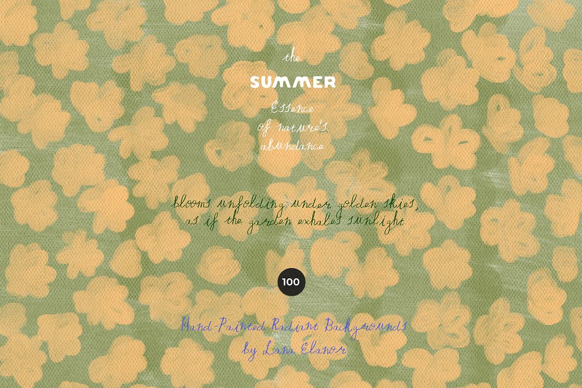 Hand-Painted Summer Backgrounds, a Background Graphic by Lana Elanor (Photo 9 of 15)