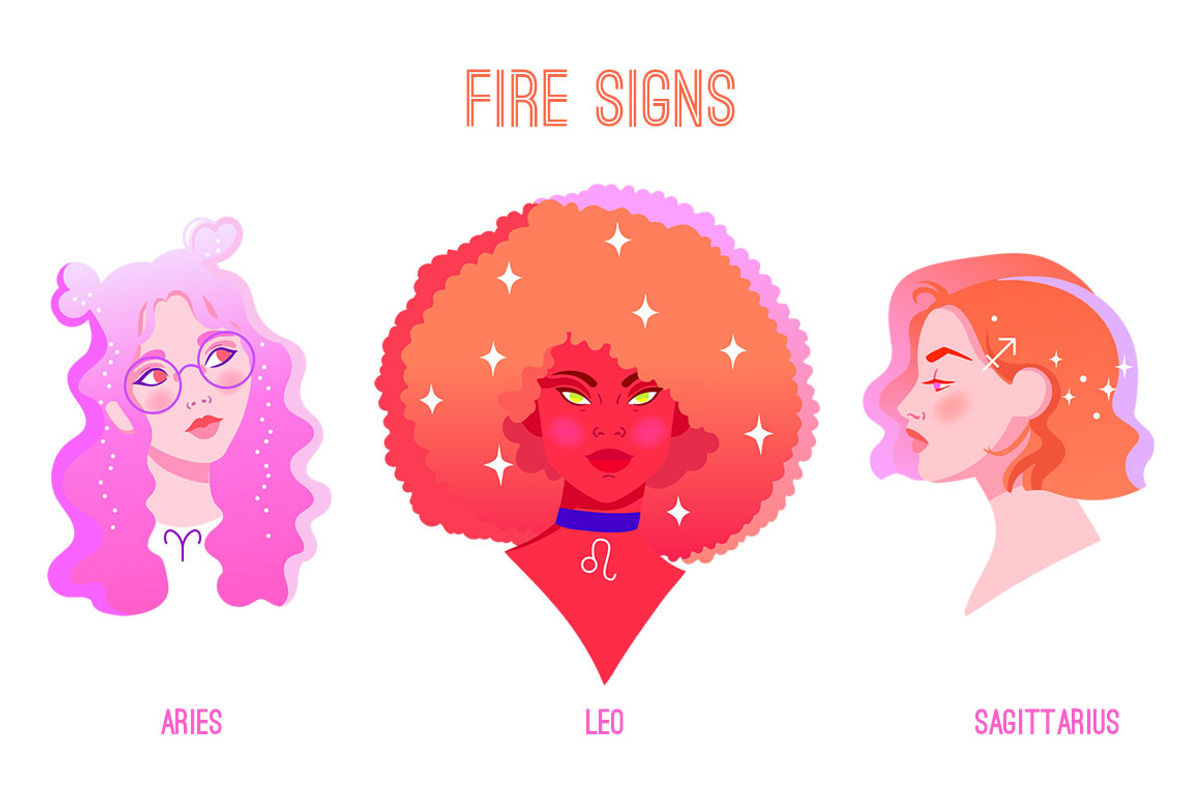 12 Magical Zodiac Girls, an Object Graphic by Anastasia (Photo 5 of 6)