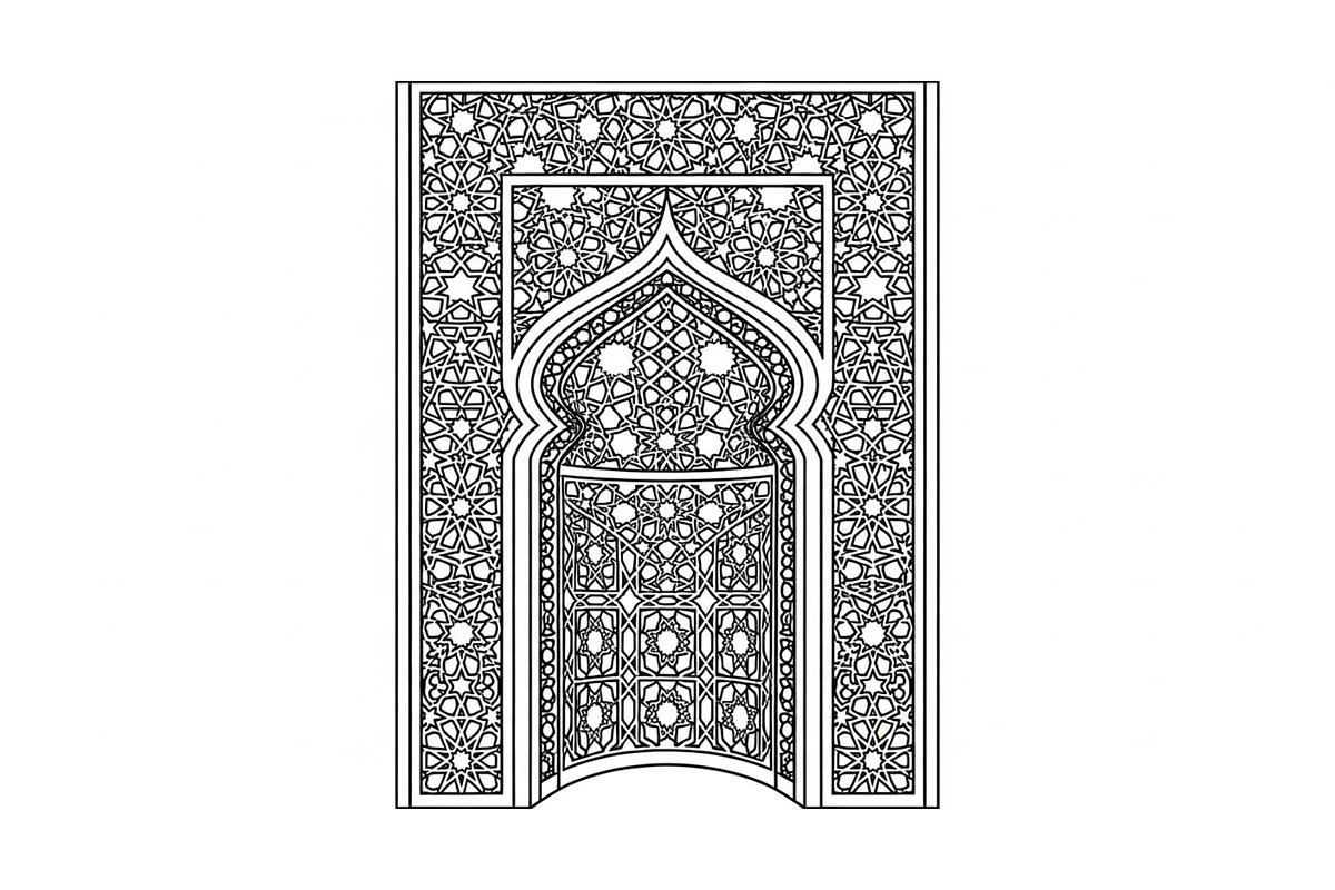 Islamic Arch Window Mandala Bundle, an Illustration by Artivon (Photo 38 of 45)