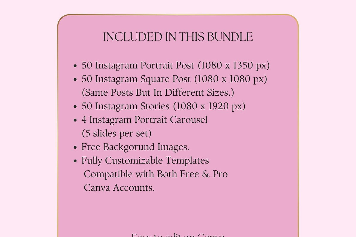 Aesthetic Instagram Templates, a Social Media Template by Arslan (Photo 7 of 7)