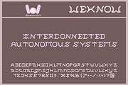 Wireless World font, a Font by weknow (Thumbnail 5 of 8)