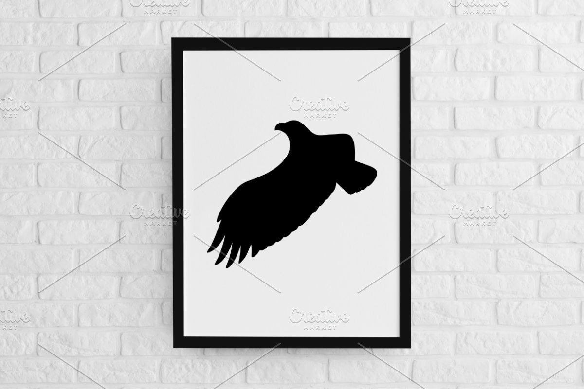 Eagle Silhouette SVG, an Animal Illustration by newminddesign (Photo 2 of 3)