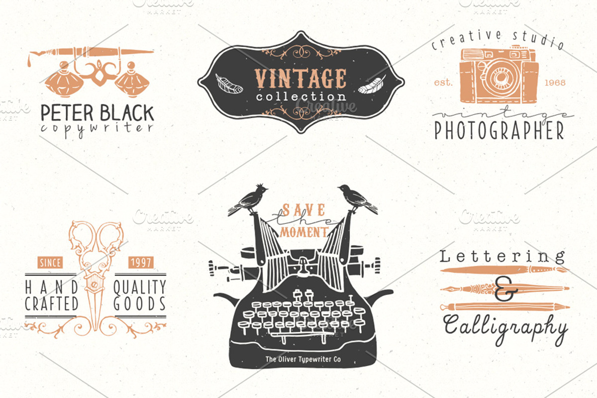Vintage hand drawn illustrations, a Decorative Illustration by kite-kit (Photo 2 of 4)