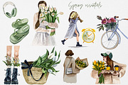 Spring wildflowers watercolor, a Decorative Illustration by Artcard Watercolor (Thumbnail 5 of 12)