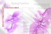Spring Garden Floral Watercolor, a Texture Illustration by Catherine Wheel (Thumbnail 22 of 22)