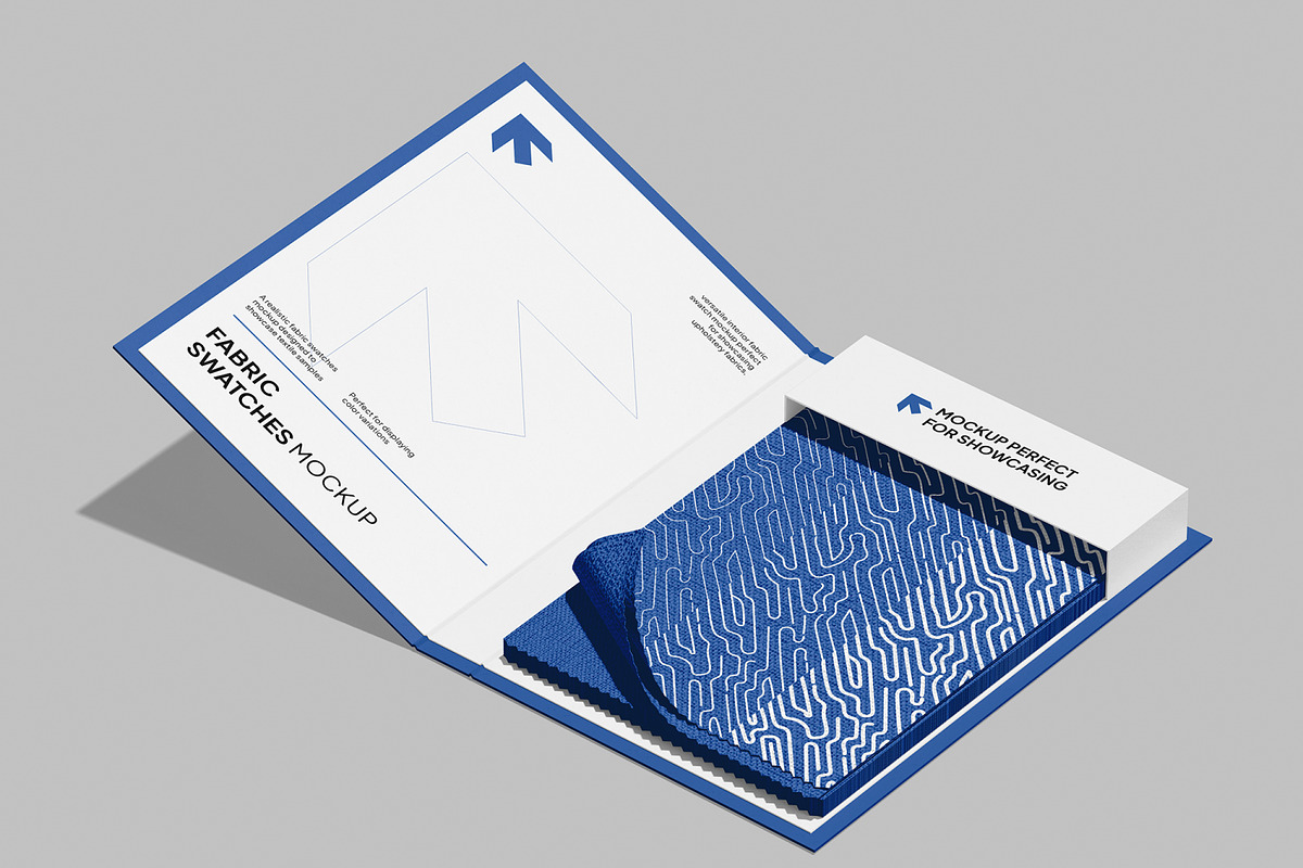 Fabric Swatches Mockup, a Packaging Mockup by Unerispace (Photo 2 of 5)