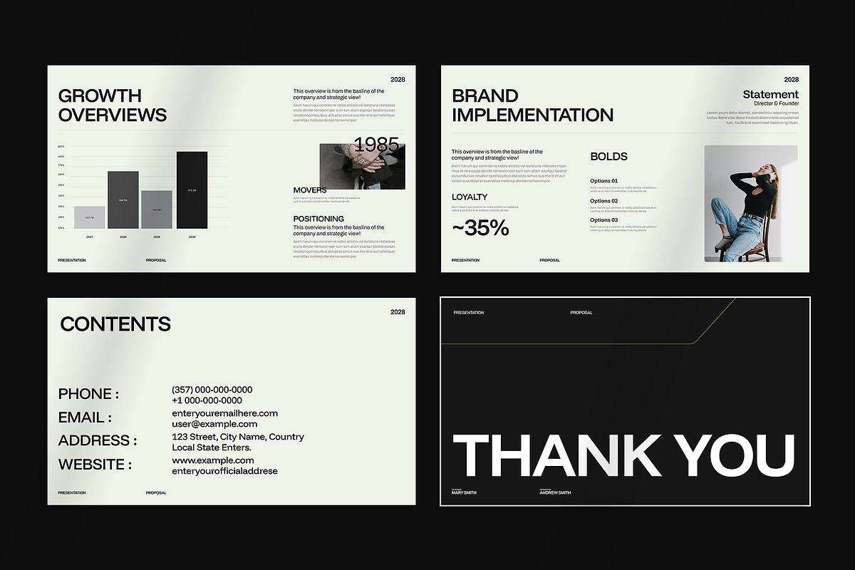 Brand Proposal Presentation Template, a Presentation Template by Oriofix (Photo 10 of 10)
