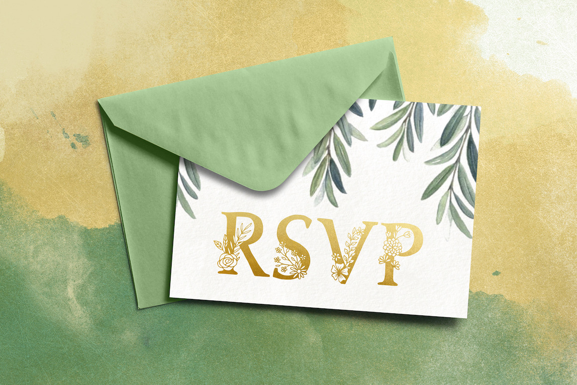 Bahor - Floral Spring Typeface, a Serif Font by Franzi draws (Photo 4 of 5)