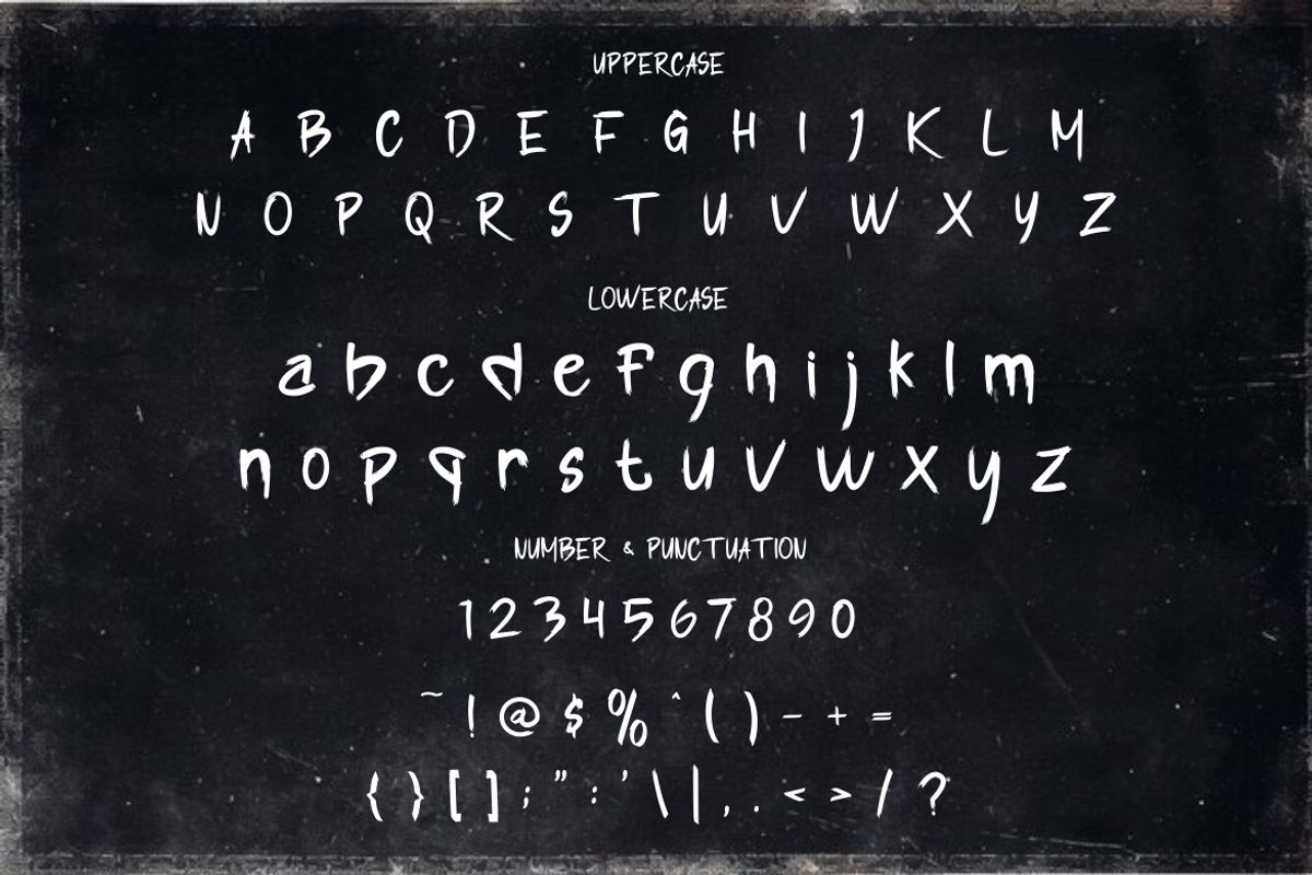 Thunder Brush - Brush Font, a Font by PutraCetol Studio (Photo 2 of 5)