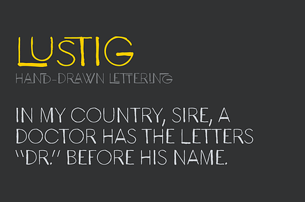 Lustig Font