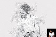 Realistic Pencil Sketch FX Photoshop, an Action Add-On by Studio Retouch (Thumbnail 9 of 14)