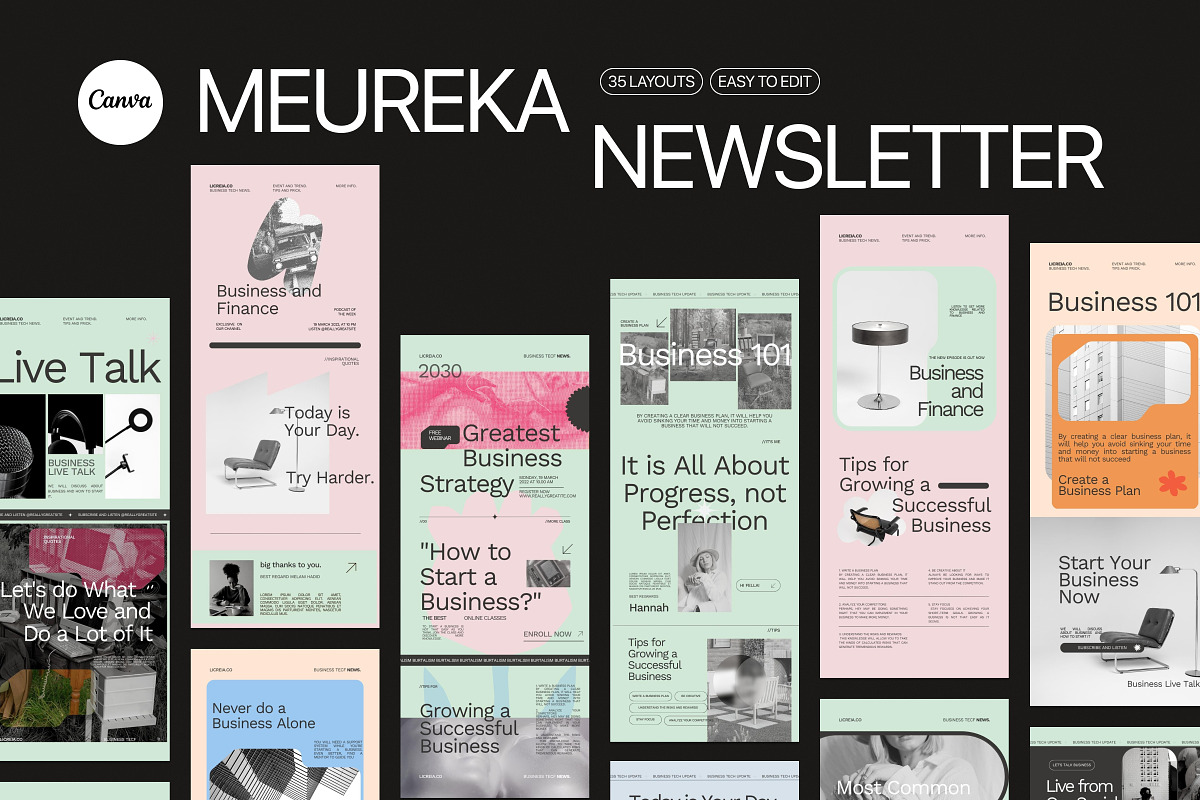 Meureka - Newsletter Template, an Email Template by Creavora (Photo 1 of 10)