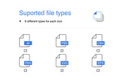 1042 iOS style line icons, an Outline Icon by Robert.F (Thumbnail 4 of 5)
