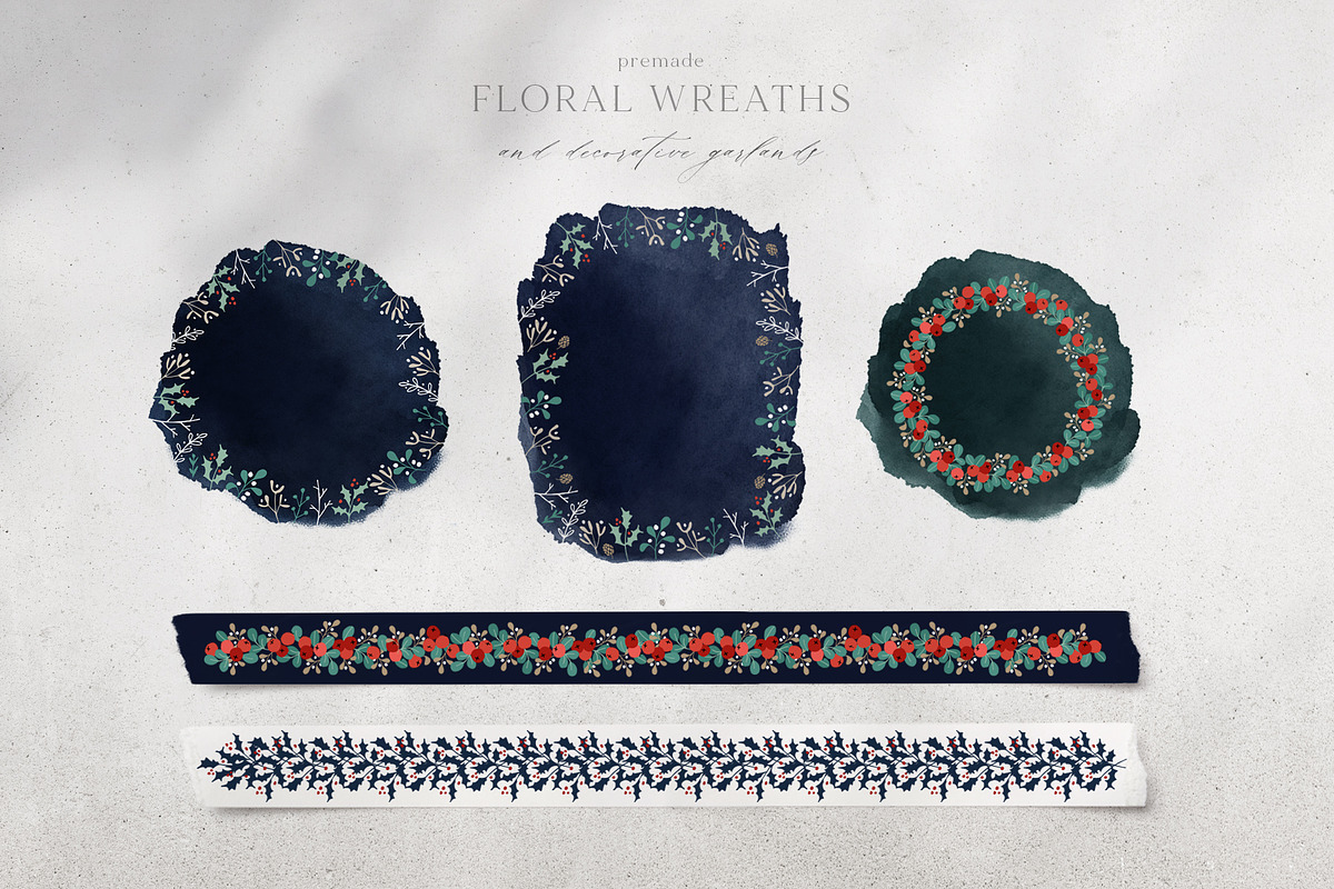 200+ Silent Christmas watercolor set, an Animal Illustration by Tabita's shop (Photo 11 of 17)