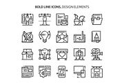 Bold Line Icons, an Outline Icon by Howcolour (Thumbnail 114 of 151)