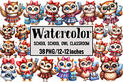 School School Owl Classroom, an Illustration by Design Market (Thumbnail 1 of 3)