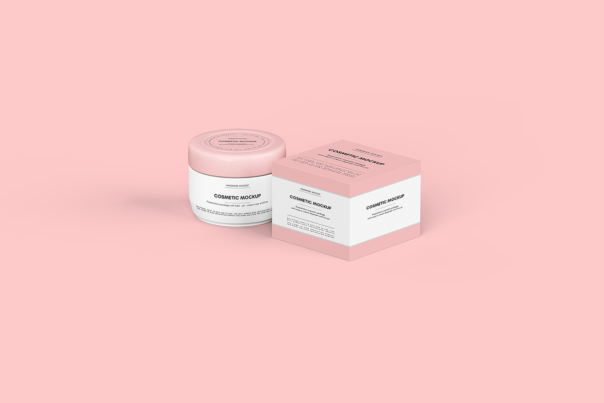 Cosmetic Set Mockups v2 - 8 views, a Packaging Mockup by Illusiongraphic (Photo 9 of 14)