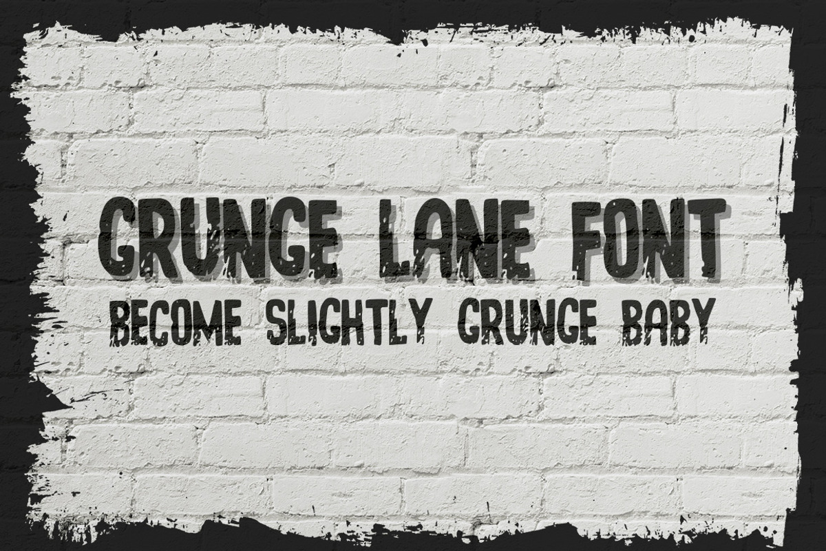 Grunge Lane Font