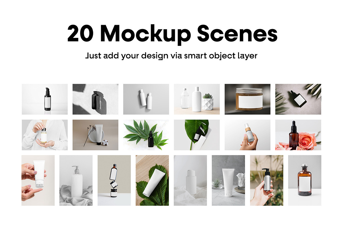 Cosmetic Packaging Bottle Mockups, a Pens & Pencil Mockup by MockupForest (Photo 2 of 11)