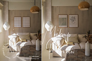 Living Room Frame Mockup, a Product Mockup by ArtwithFrame (Thumbnail 7 of 9)