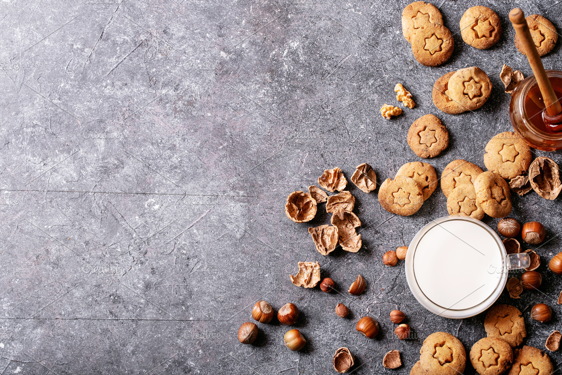 Homemade cookies with hazelnuts, a Food & Drink Photo by RomanDebree