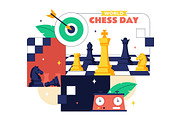 10 World Chess Day Illustration, a Sport Illustration by denayunebgt (Thumbnail 4 of 4)