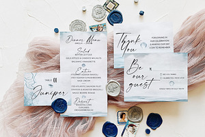 Nautical Wedding Invitation Suite