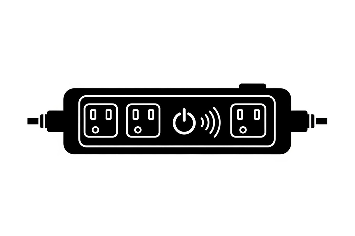 Smart WiFi Power Strip Icon Set, a Graphic by musafir_fashion (Photo 7 of 12)
