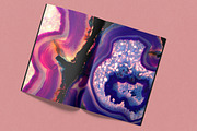 40 Agate Backgrounds, a Texture Graphic by Freezerondigital (Thumbnail 7 of 9)