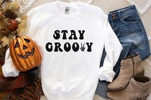 Ghost Love - Groovy Halloween Font