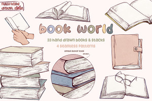 Book World | Illustration Bundle