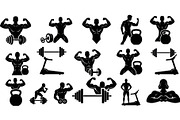 Ultimate Fitness Gym Vector Bundle, an Illustration by Creativeshirt (Thumbnail 35 of 51)