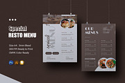 Special Resto Menu, a Print Template by Esensifiksi.studio (Thumbnail 1 of 2)