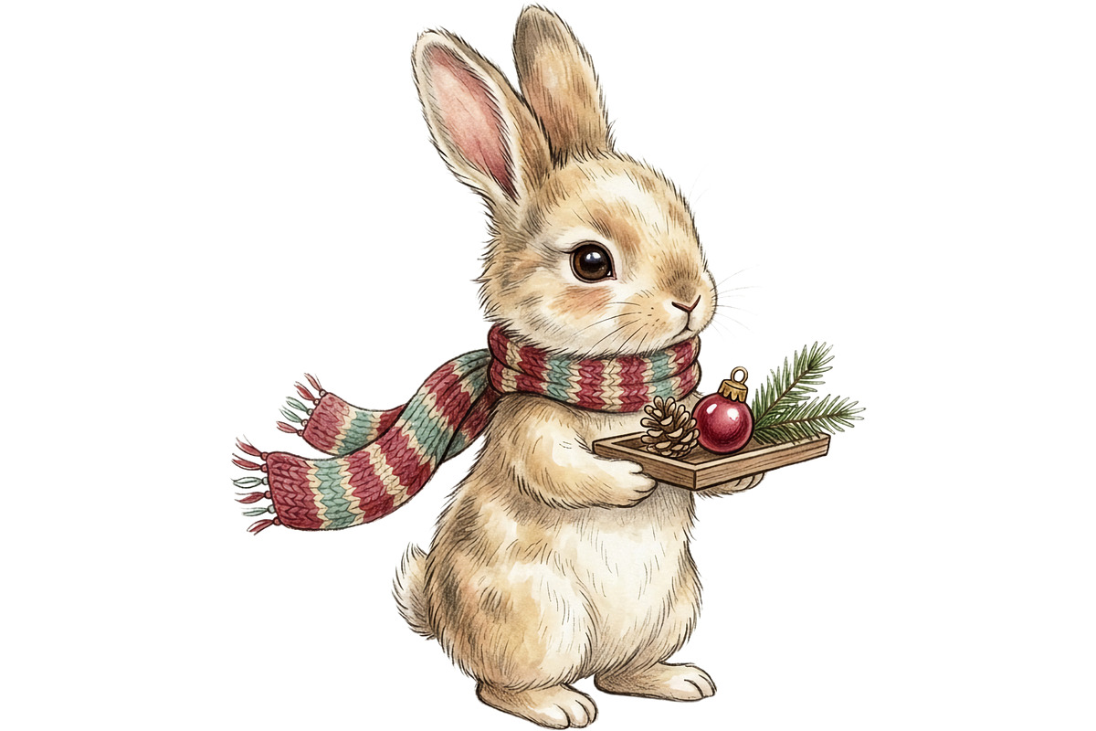 Cozy Winter Animals Clipart Bundle, an Animal Illustration by T-shirt Pond (Photo 12 of 25)