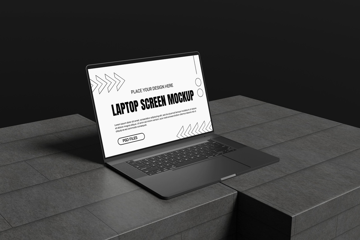 Laptop Mockup, a Mac Mockup by GraphicWindow (Photo 3 of 5)