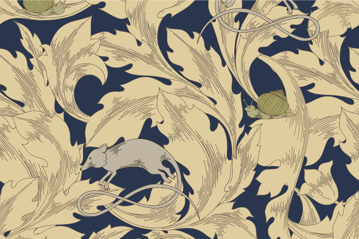 Seamless floral pattern, a Pattern Graphic by Elona Laff (Photo 3 of 4)