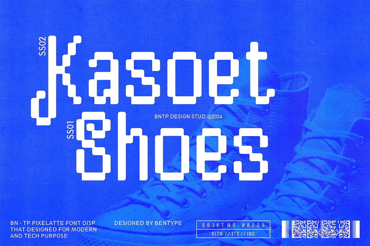 Pixolatte - Pixel Font Display, a Sans Serif Font by Bentype Studio (Photo 4 of 7)