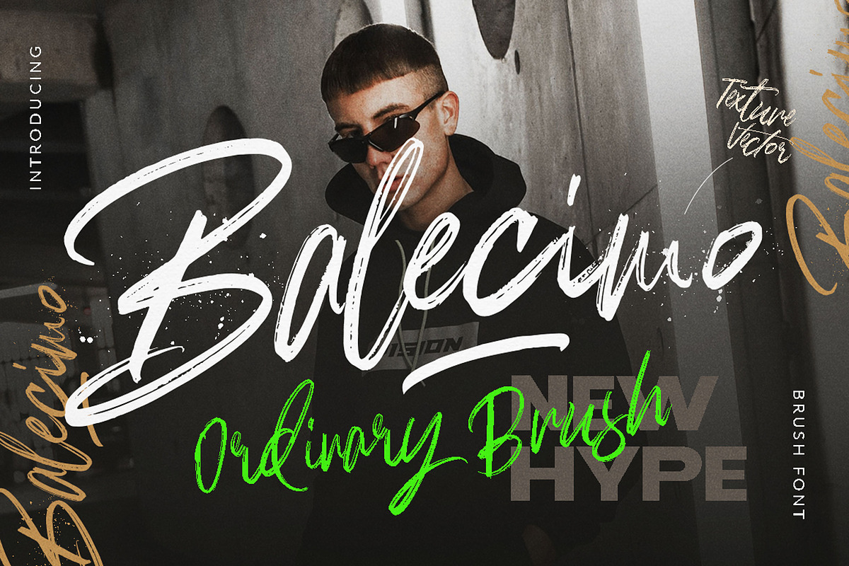 Balecimo - Ordinary Brush Font