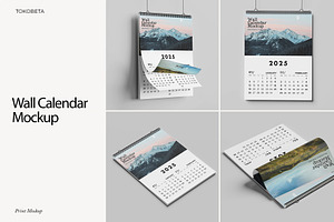 Wall Calendar Mockup