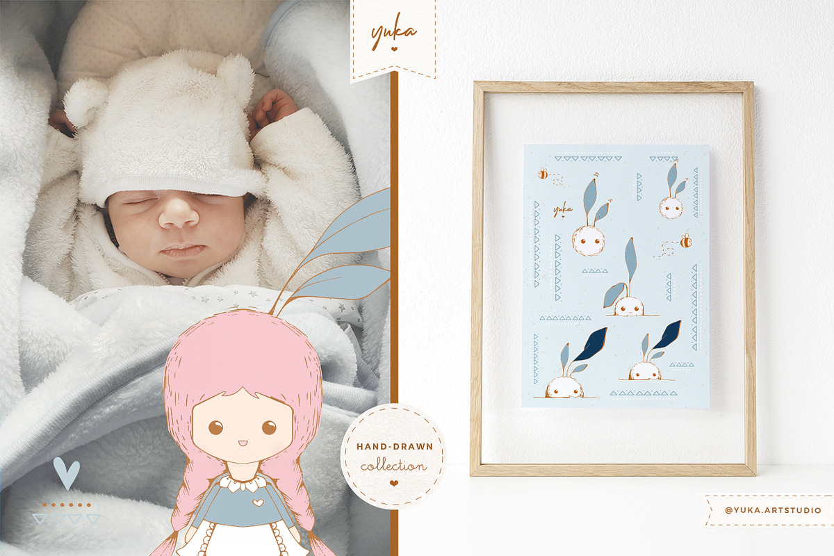 Baby Gardeners, an Animal Illustration by Yuka Baby (Photo 2 of 8)