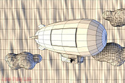Cartoon Airship Low Poly, a Cars & Vehicle 3D Model by Low Poly Lab (Thumbnail 4 of 7)