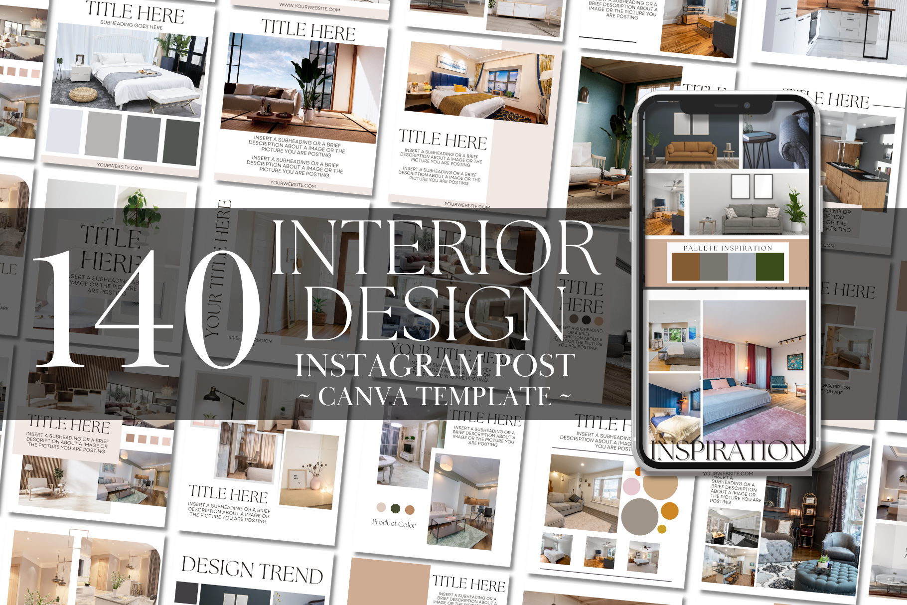 140 Interior Design Instagram Template