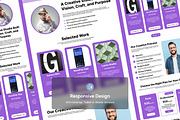 HelioLab Studio Portfolio Landing, a Landing Page Template by productype1 (Thumbnail 3 of 5)