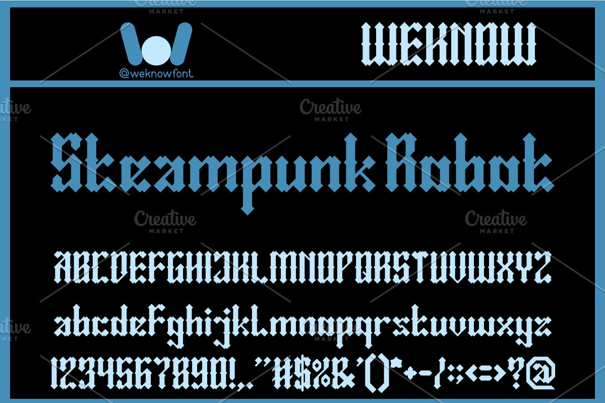 Amor Fati font, a Blackletter Font by weknow (Photo 5 of 8)