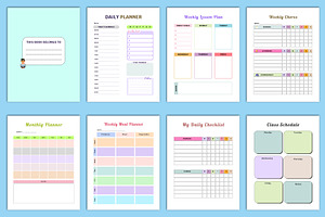 Editable Kids Activities Planner